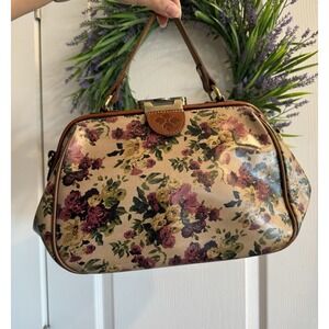 Patricia Nash Floral Patent Leather Clutch
